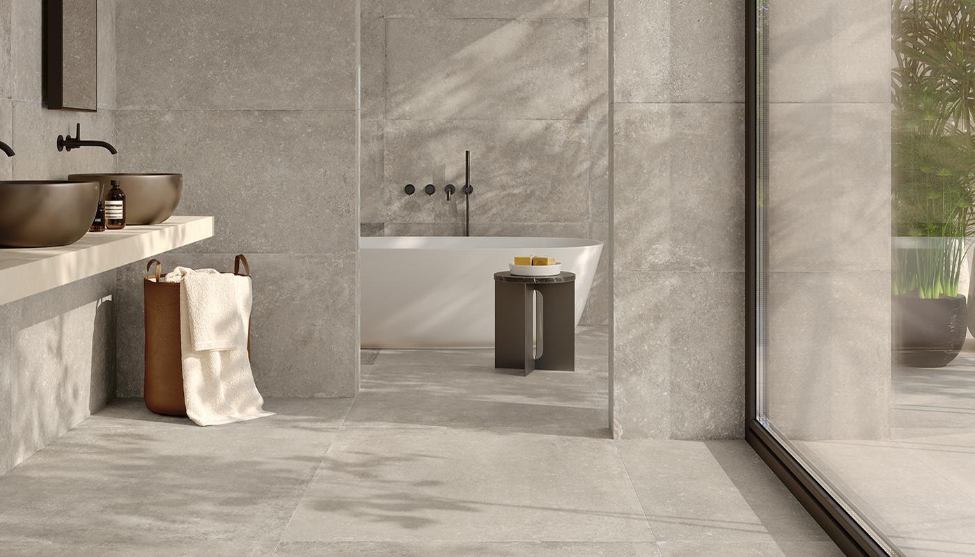 Grès Cérame Emil Ever-stone Pierre Salle De Bain Grey Fondo Image Galerie | Emilceramica Grès Cérame Emil Ever-stone Pierre Salle De Bain Grey Fondo Image Galerie | Emilceramica