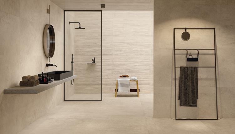 Fabrika | Emilceramica Grès Cérame Emil Fabrika Pierre Salle De Bain Sand Fondo Image Galerie | Emilceramica